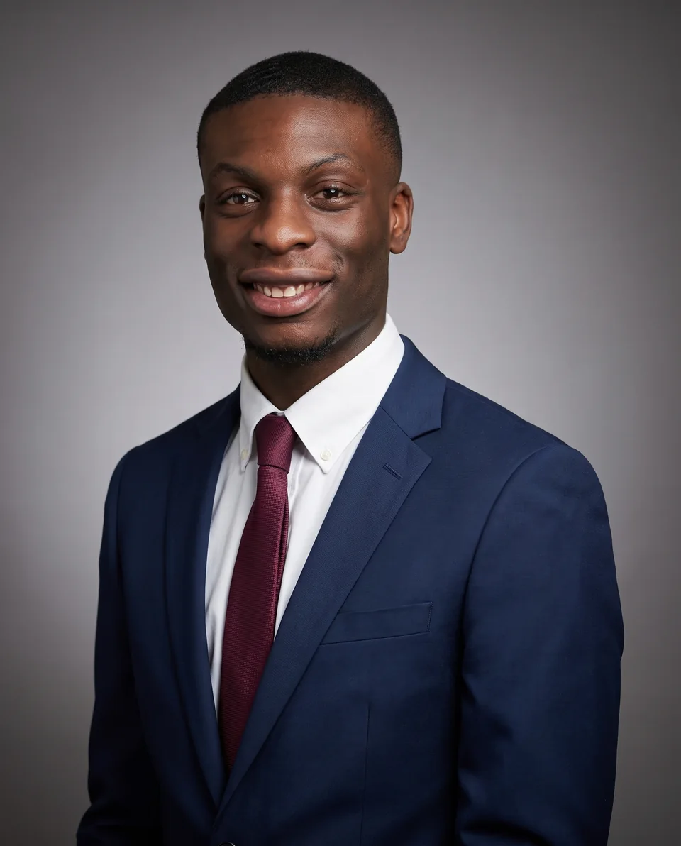Portrait of Lenny-Pierce Ojong, founder of Thiery & Pierce